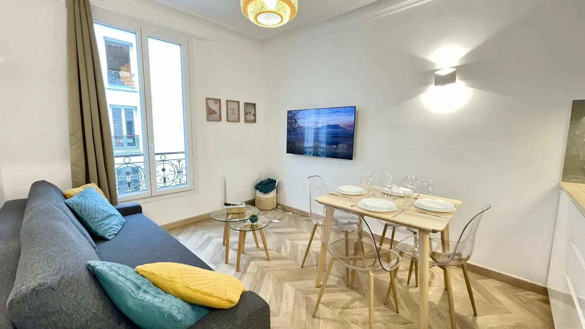 Paris-alesia Super 2 Pieces De 39m2 - Tres Cosy Pour 1 - 5 Personnes Totalement Refait A Neuf -entire Luxurious And Warm -paris Alesia 14eme - Proche Aeroport Paris-orly - Parc Des Expositions Porte De Versailles Free Wifi Gratu Apartment Paris