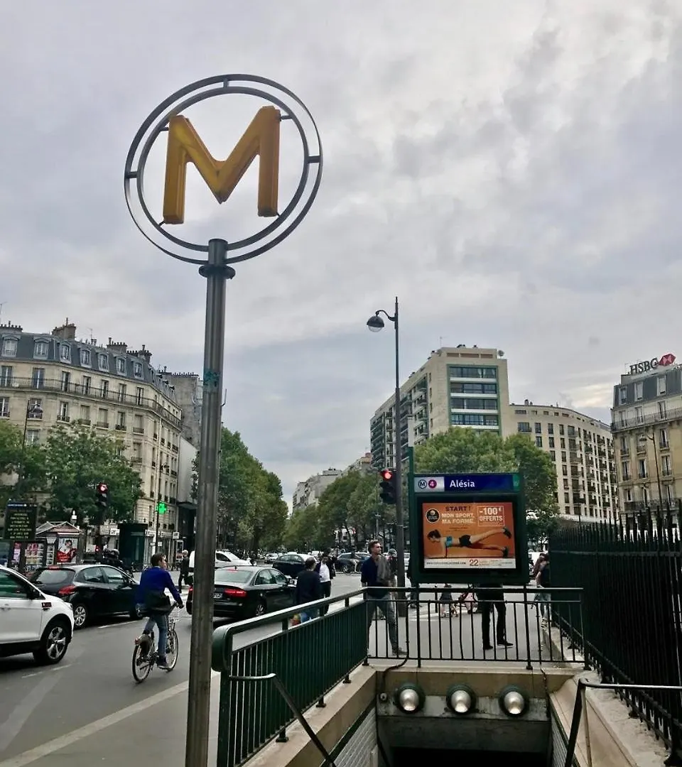 Paris-alesia Super 2 Pieces De 39m2 - Tres Cosy Pour 1 - 5 Personnes Totalement Refait A Neuf -entire Luxurious And Warm -paris Alesia 14eme - Proche Aeroport Paris-orly - Parc Des Expositions Porte De Versailles Free Wifi Gratu * Paris